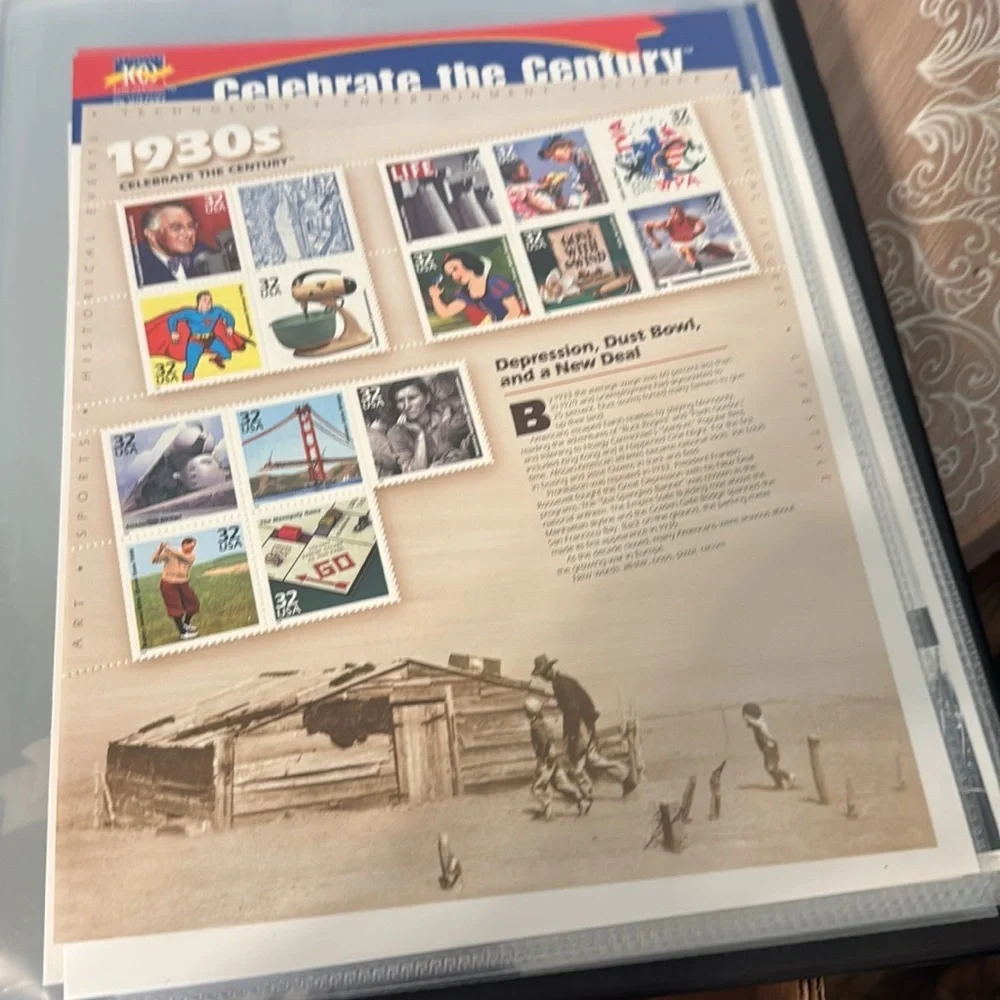 RARE CELEBRATE THE CENTURY USPS 10 SHEETS OF 15 SEALED EVERYTHING INCLUDED NWOT